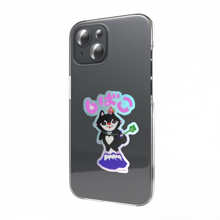 オーロラスマホステッカー - 縦