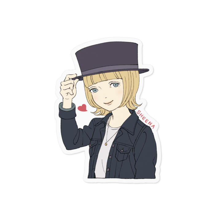 ステッカー - 100 x 100 (mm)