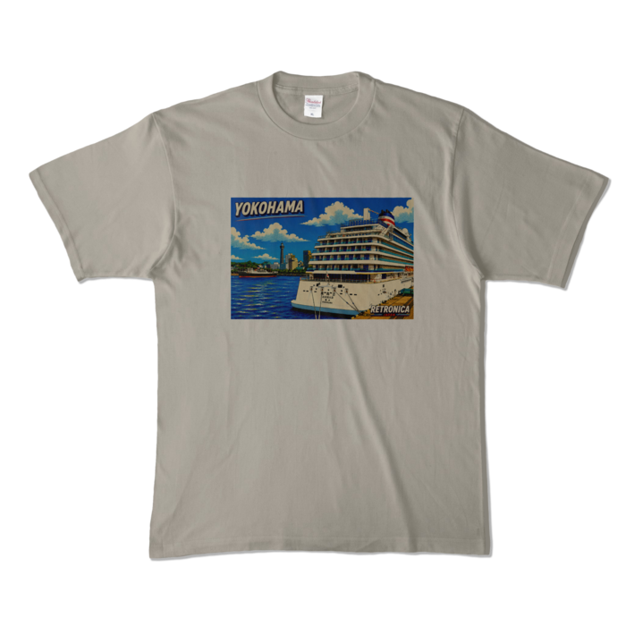 カラーTシャツ - XL - シルバーグレー (淡色)