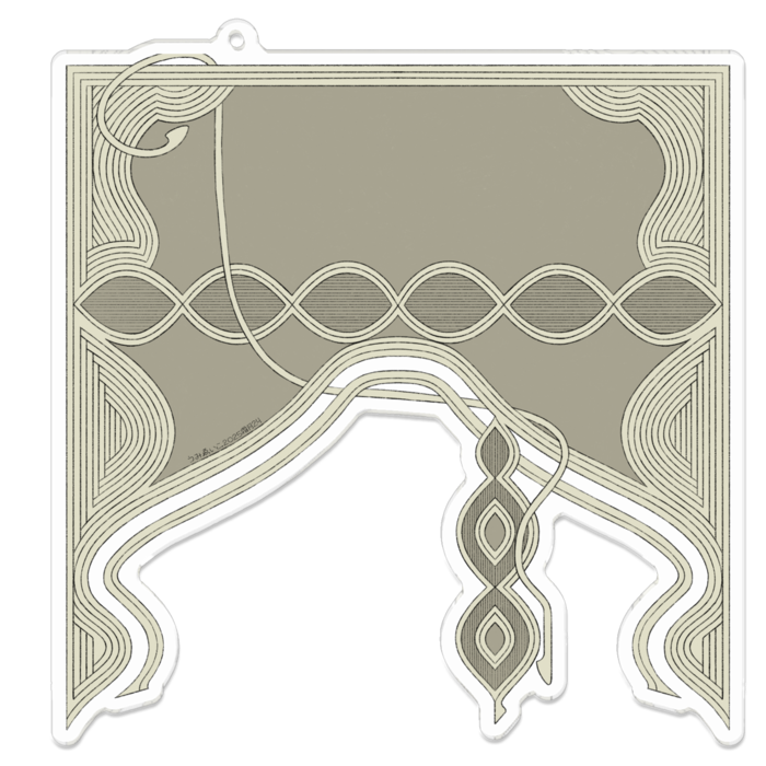 アクリルキーホルダー（コーティング） - 100 x 100 (mm)
