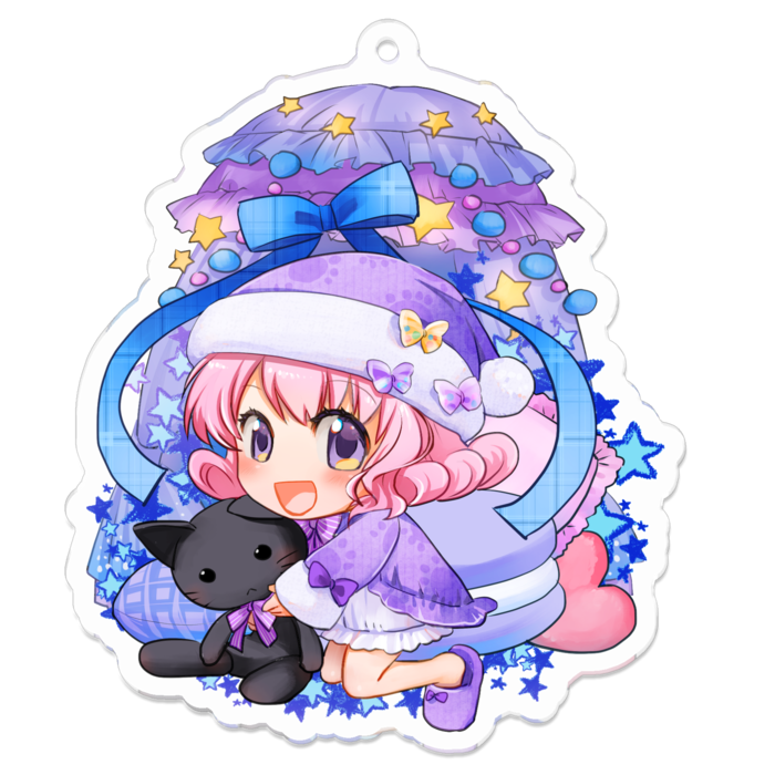 アクリルキーホルダー - 70 x 70 (mm)