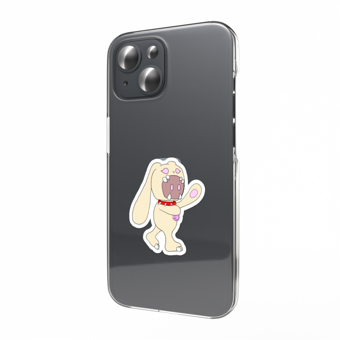 スマホステッカー(ガブうさB)