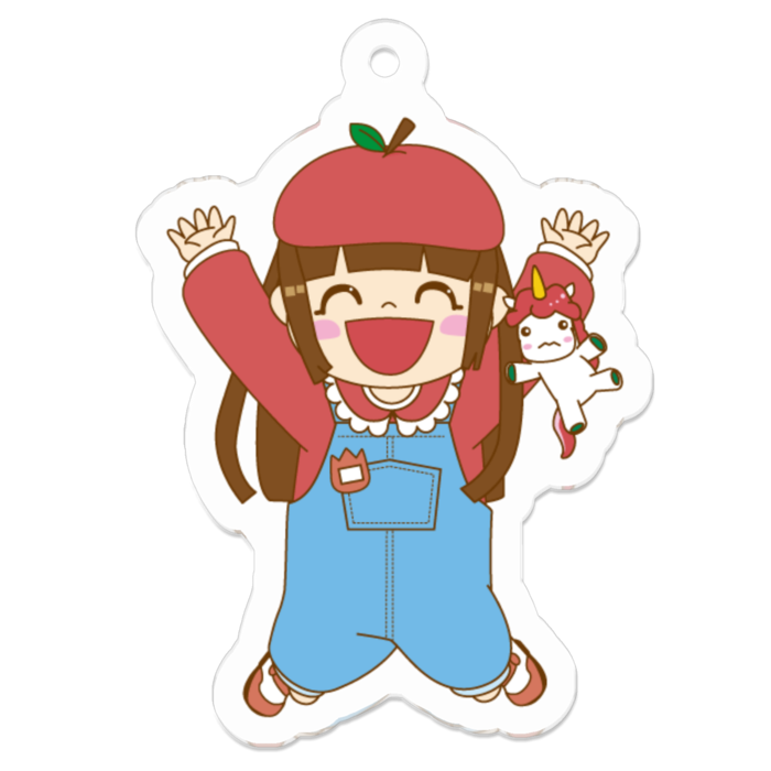 アクリルキーホルダー(コーティング) - 50 x 50 (mm)