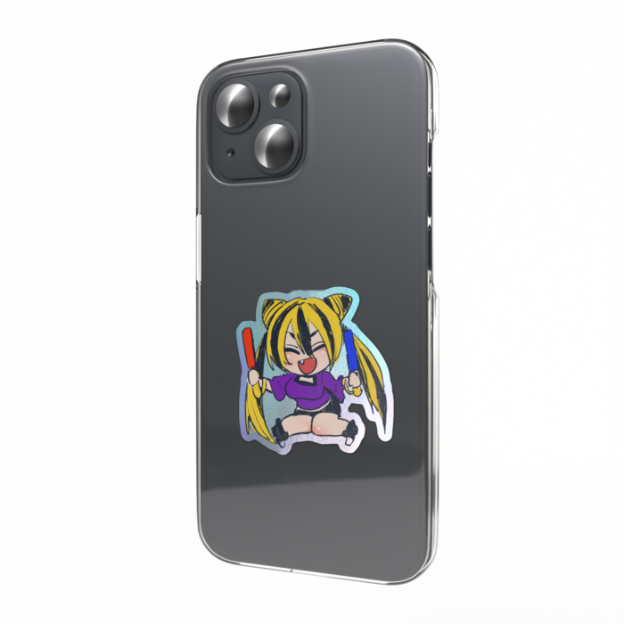 オーロラスマホステッカー - 縦
