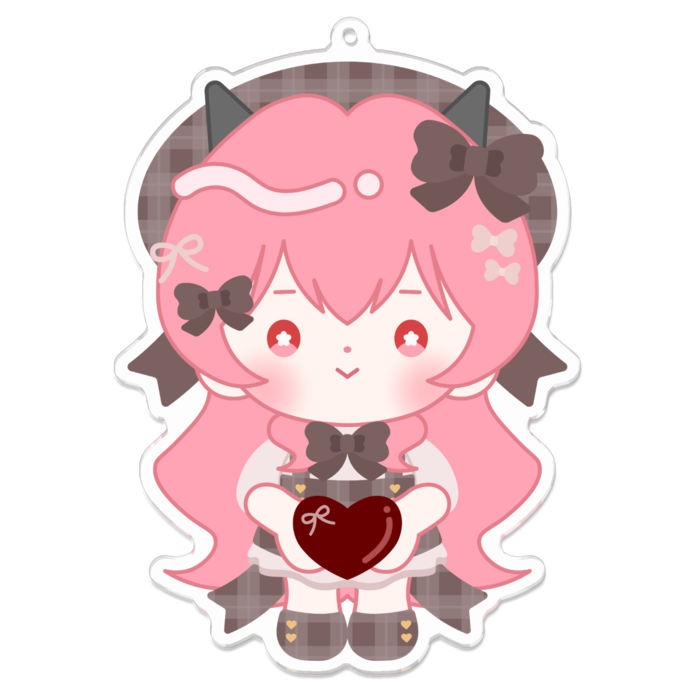 アクリルキーホルダー（コーティング） - 100 x 100 (mm)