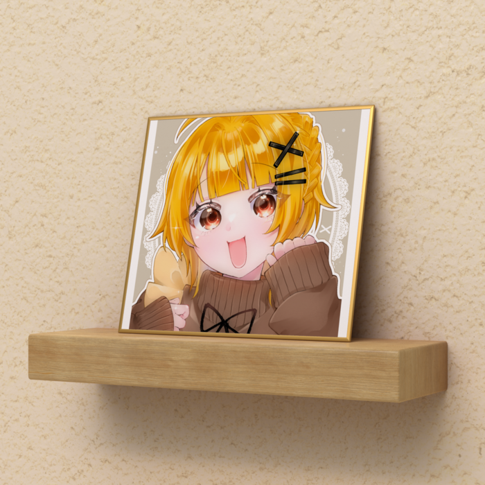 色紙 - ミニ(H120 × W135mm)