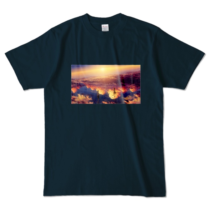 カラーTシャツ - L - ネイビー (濃色)