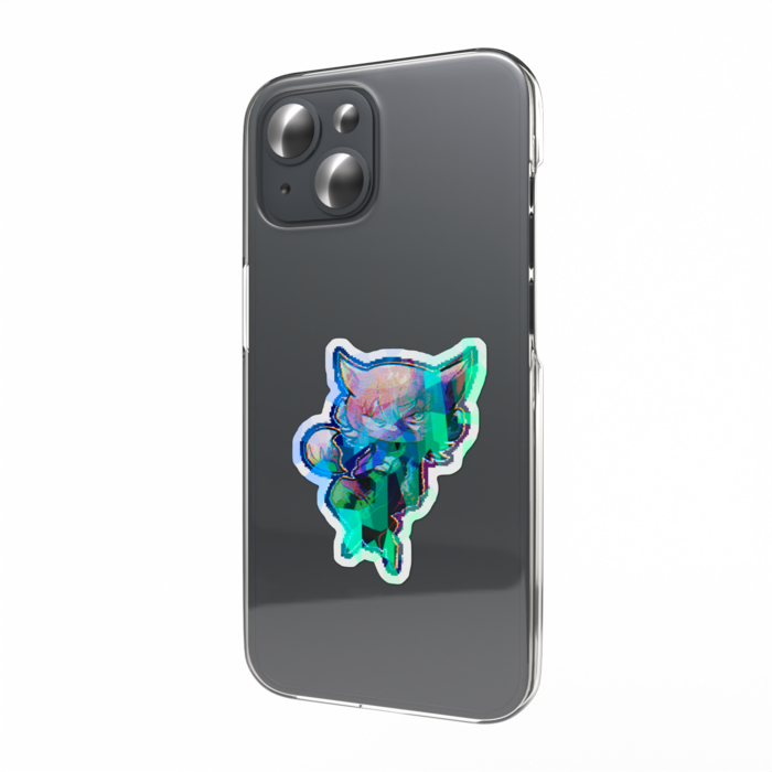 ホログラムスマホステッカー - 縦