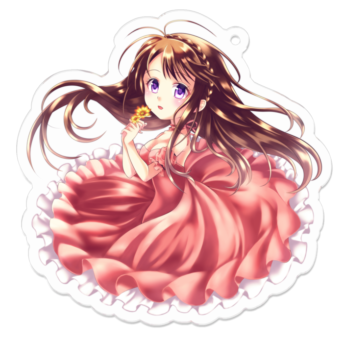 アクリルキーホルダー - 70 x 70 (mm)