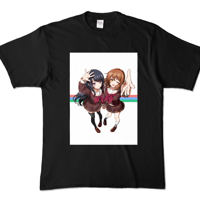 カラーTシャツ - XL - ブラック (濃色)