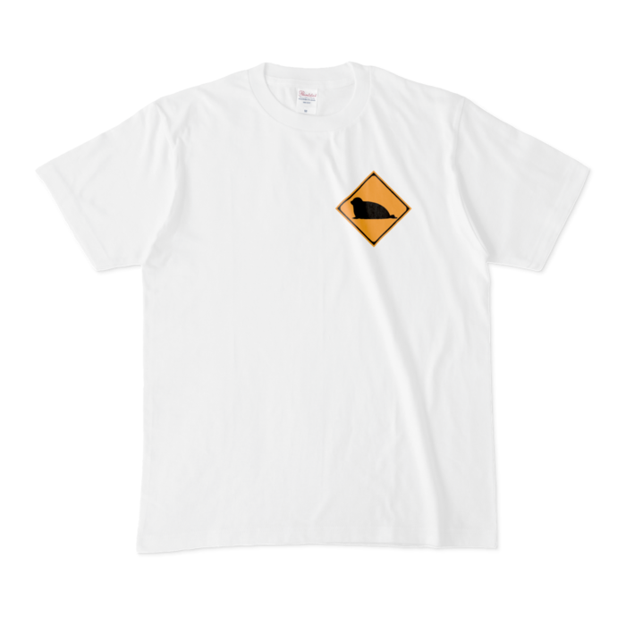 胸元ワンポイント/Tシャツ - M - 白(1)