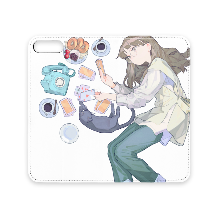 手帳型iPhoneケース(ベルトなし) - iPhone 8 Plus / 7 Plus - ストラップ穴 なし