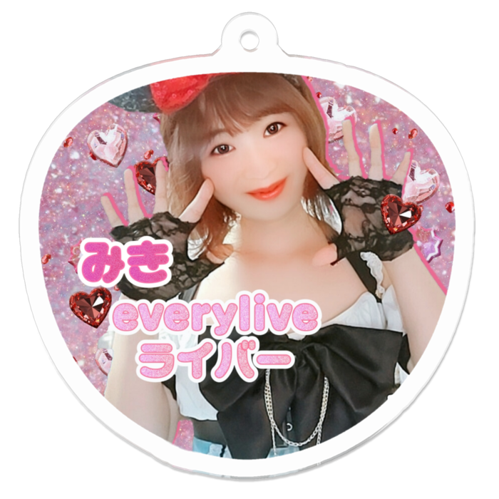 アクリルキーホルダーS- 50 x 50 (mm)