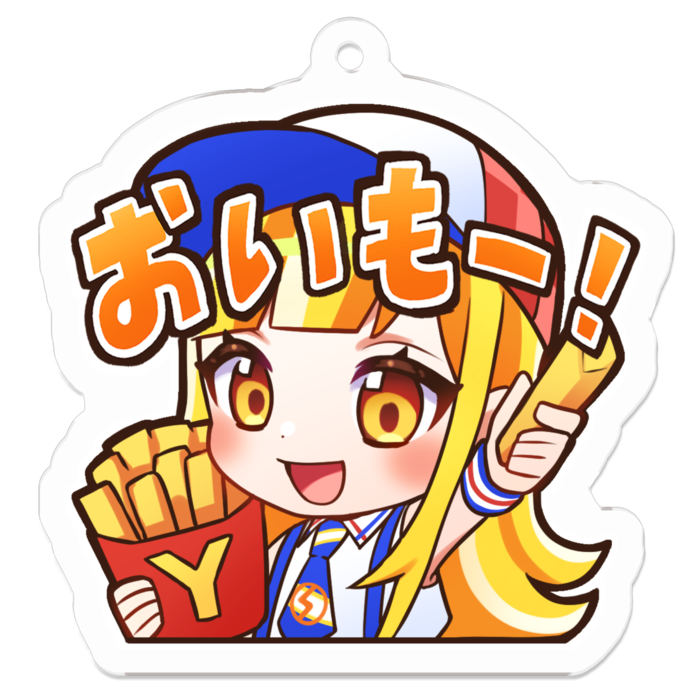アクリルキーホルダー - 50 x 50 (mm)