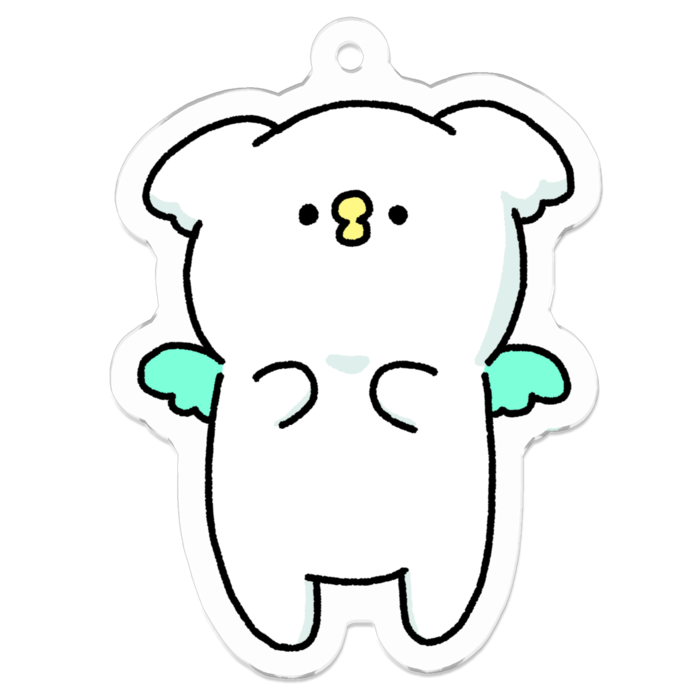 アクリルキーホルダー - 50 x 50 (mm)