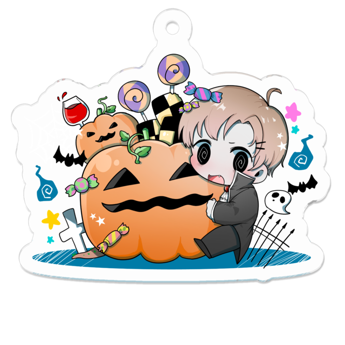 アクリルキーホルダー - 50 x 50 (mm)