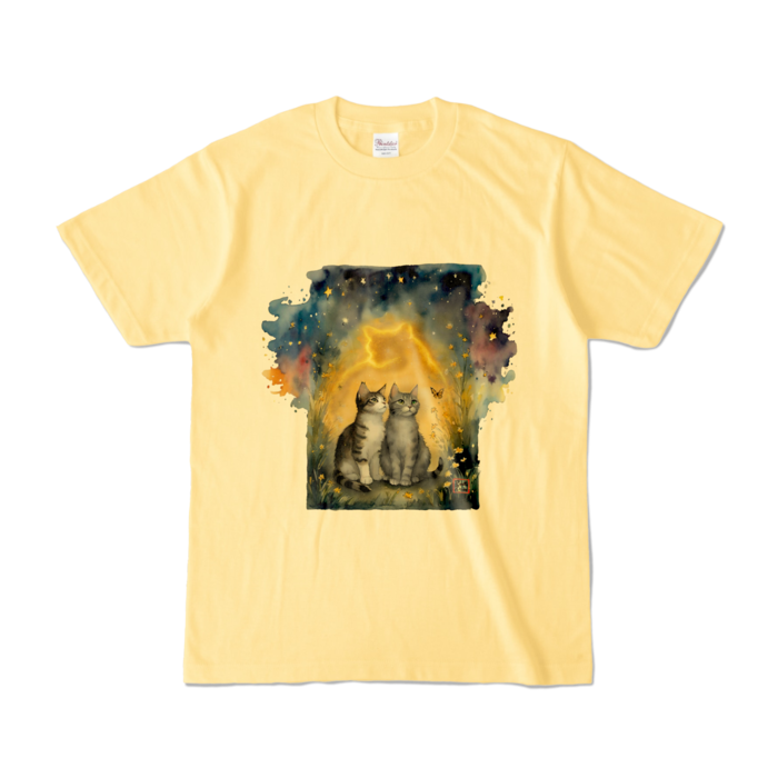 カラーTシャツ - S - ライトイエロー (淡色)
