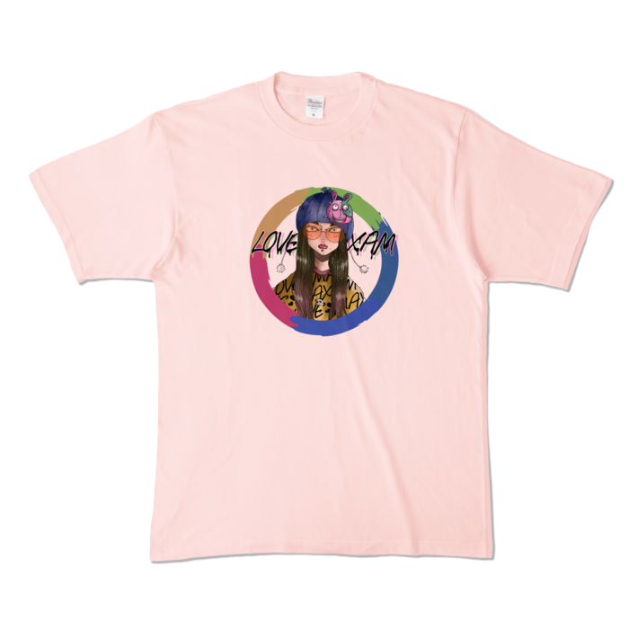カラーTシャツ - XL - ライトピンク (淡色)