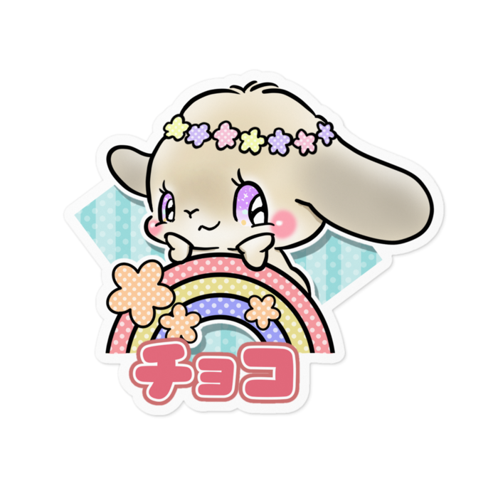 ステッカー - 100 x 100 (mm)