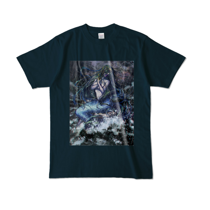 カラーTシャツ - L - ネイビー (濃色)