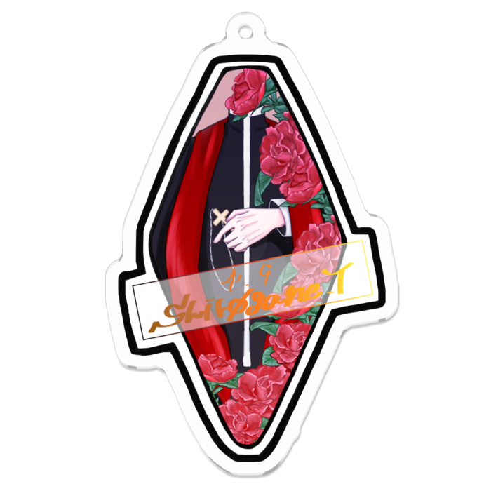 アクリルキーホルダー（コーティング） - 70 × 70 (mm)