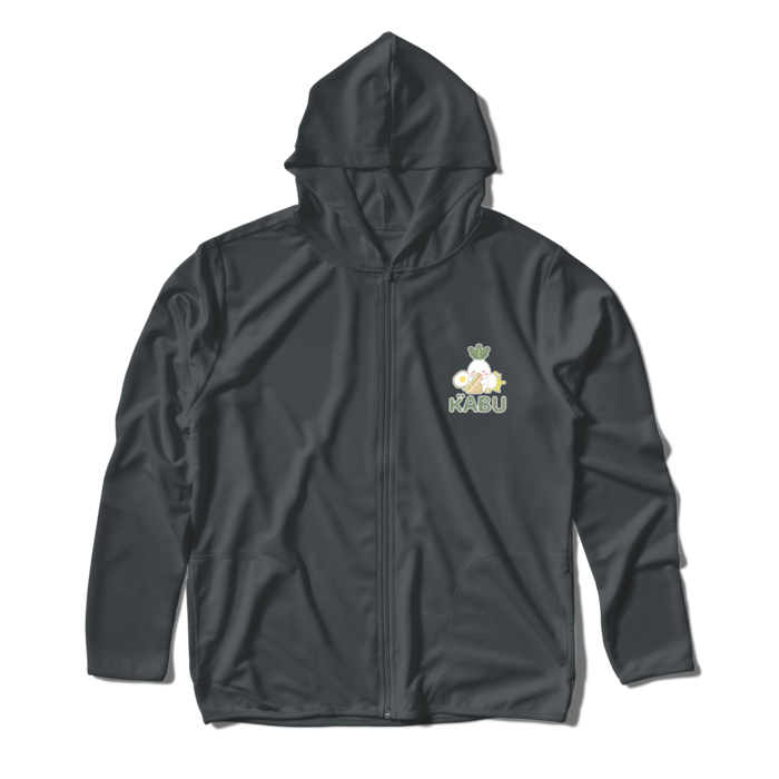 ジップパーカー - L - ダークグレー