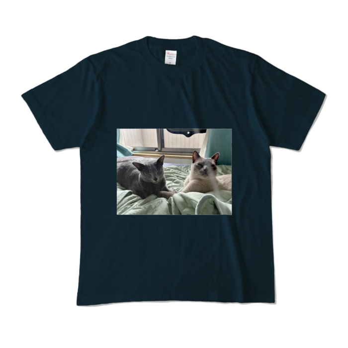 びんしず カラーTシャツ - M - ネイビー (濃色)
