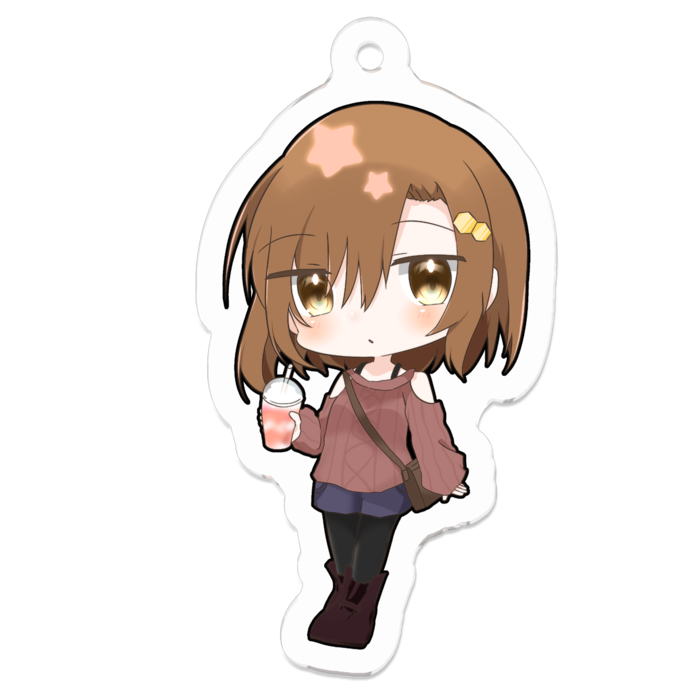 アクリルキーホルダー - 50 x 50 (mm)