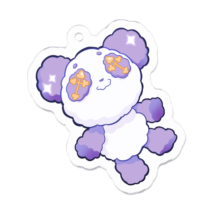 アクリルキーホルダー - 50 x 50 (mm)