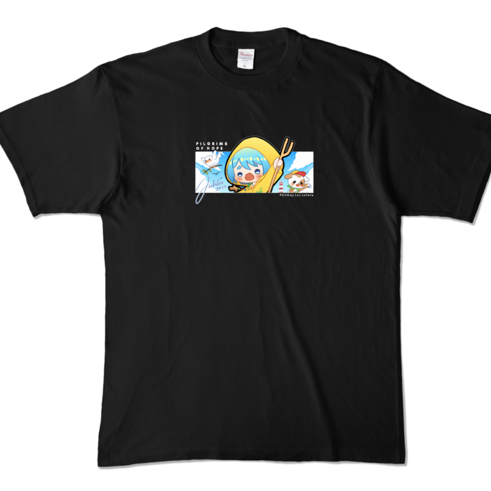 カラーTシャツ - XL - ブラック (濃色)