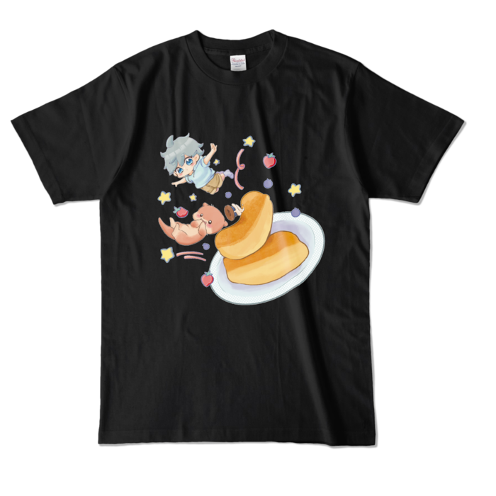 カラーTシャツ - L - ブラック (濃色)