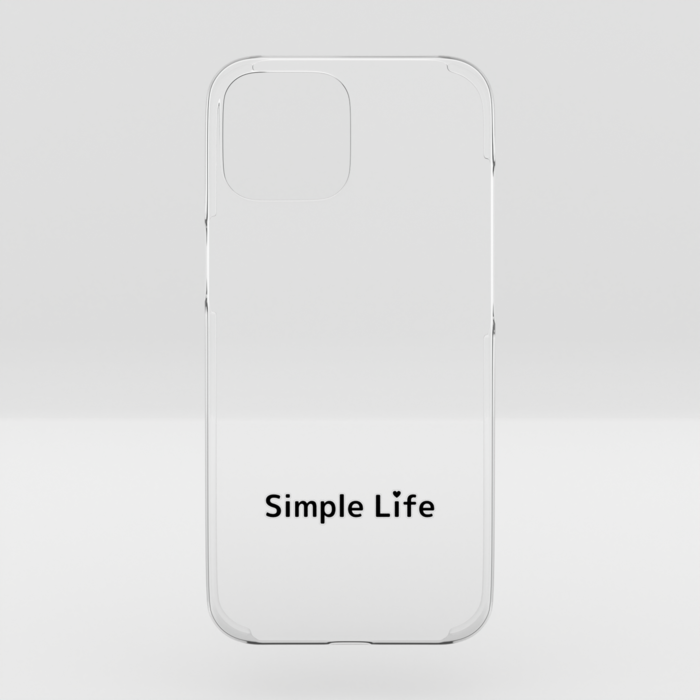 クリアiPhoneケースA　Simple Life❤　iPhone 16