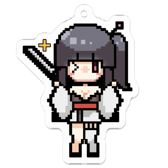 アクリルキーホルダー(コーティング) - 50 x 50 (mm)