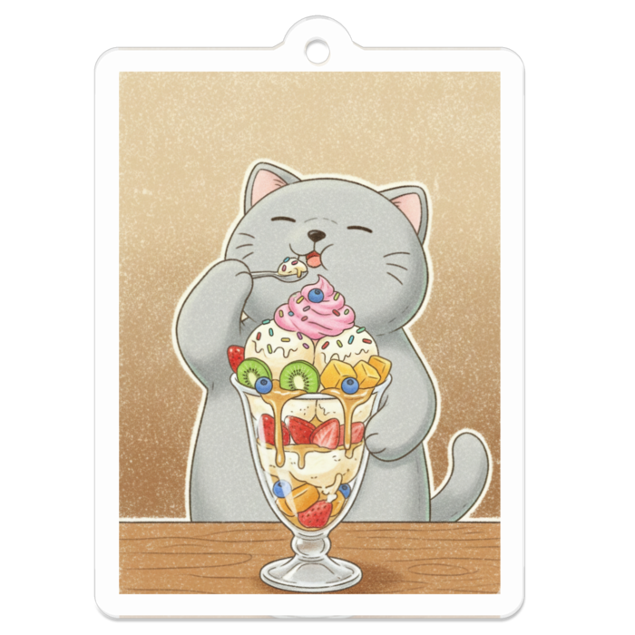 アクリルキーホルダー - 50 x 50 (mm)