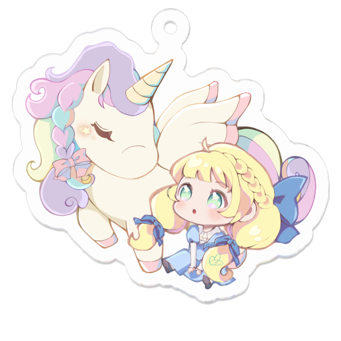アクリルキーホルダー - 50 x 50 (mm)