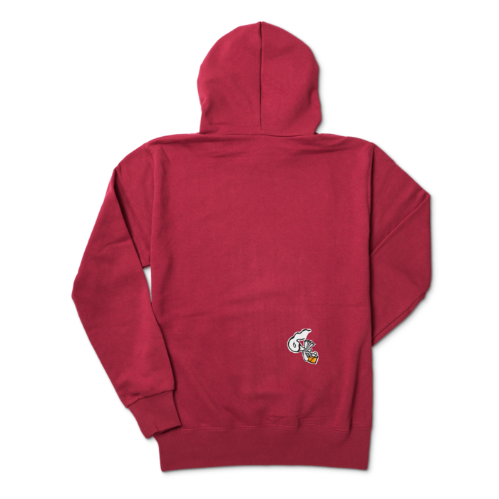 ジップパーカー - M - バーガンディ