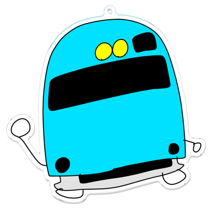 アクリルキーホルダー - 100 x 100 (mm)