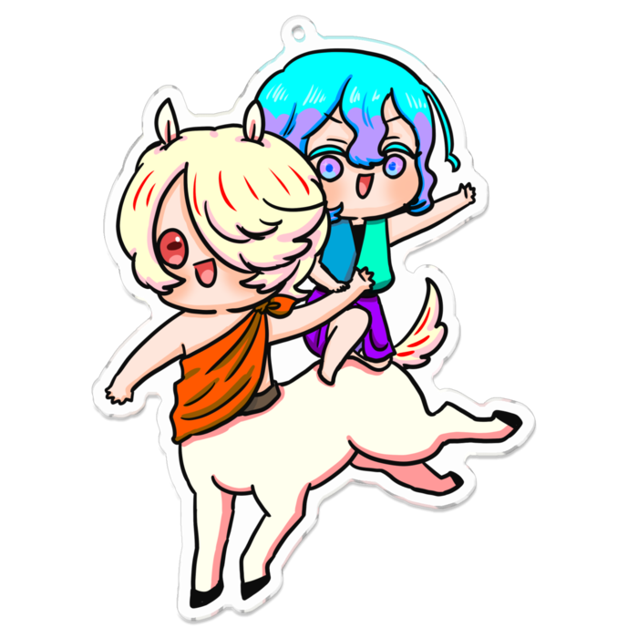 アクリルキーホルダー - 100 x 100 (mm)