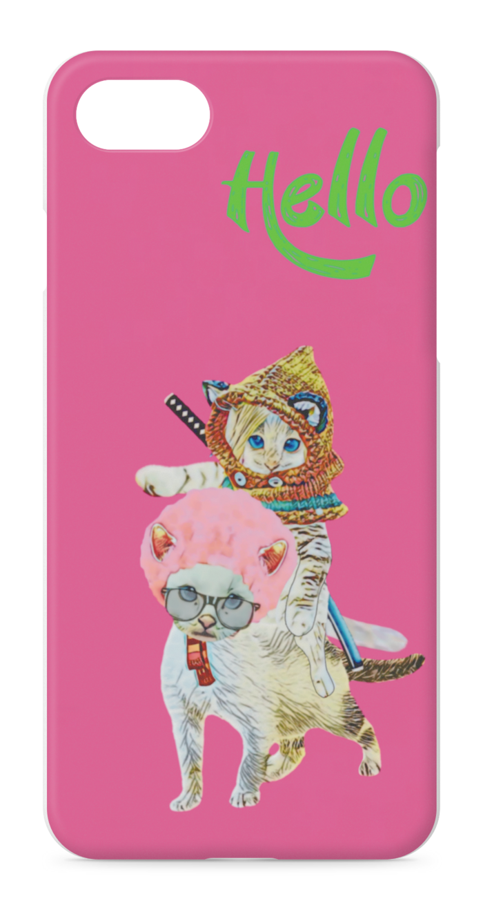 Iphoneケース スマホケース 怪傑 猫頭巾 見参 Rock Cat Booth