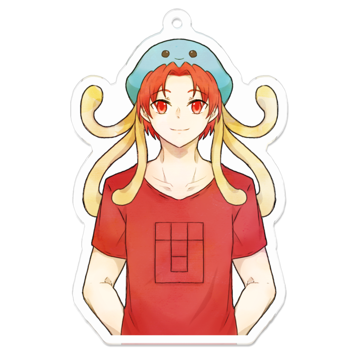 アクリルキーホルダー（コーティング） - 70 x 70 (mm)