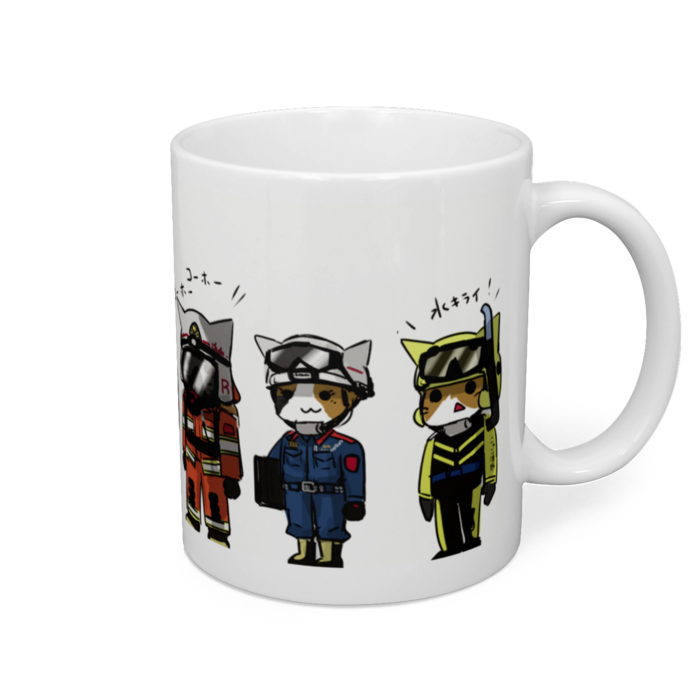 マグカップ - 直径 8 cm / 高さ 9.5 cm