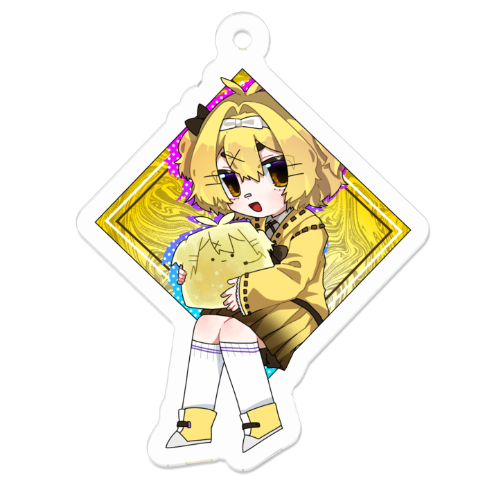 アクリルキーホルダー - 50 x 50 (mm)