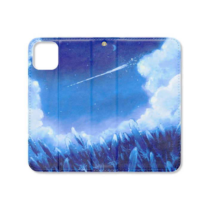 手帳型iPhoneケース（ベルトなし） - iPhone 11 - ストラップ穴 あり