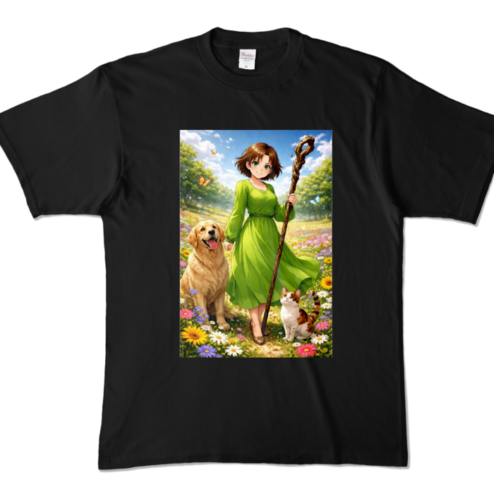 カラーTシャツ - XL - ブラック (濃色)