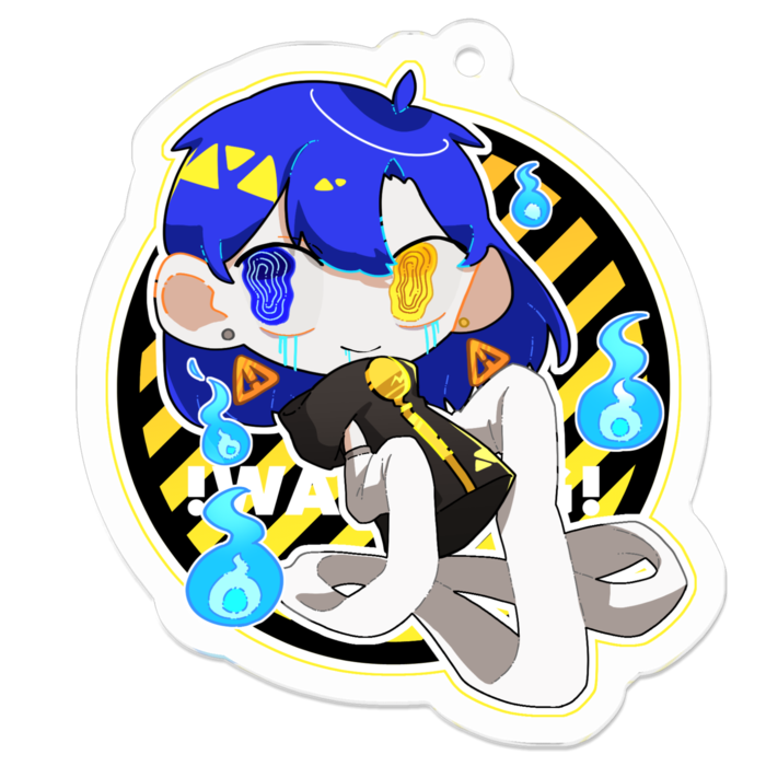 アクリルキーホルダー - 50 x 50 (mm)