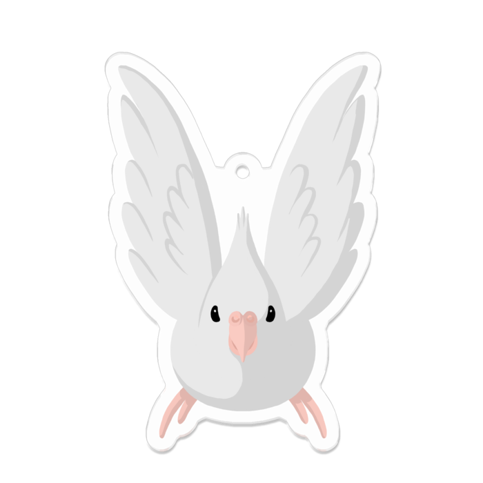 アクリルキーホルダー - 70 x 70 (mm)