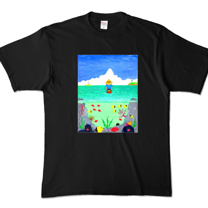 カラーTシャツ - XL - ブラック (濃色)