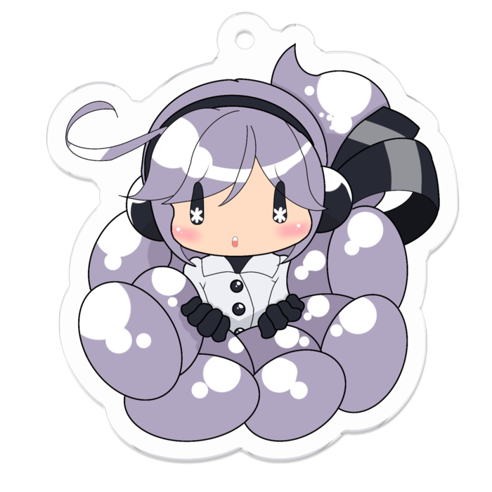 アクリルキーホルダー - 50 x 50 (mm)