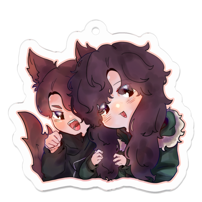 アクリルキーホルダー - 50 x 50 (mm)