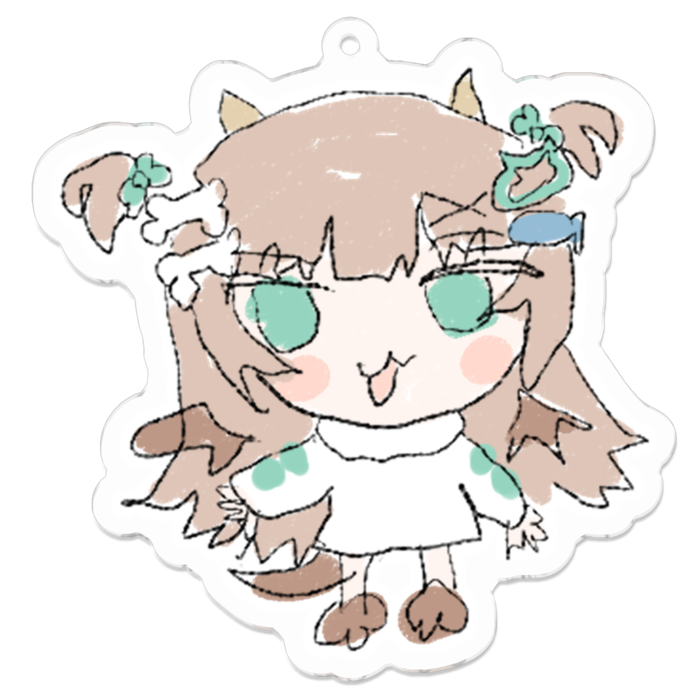 アクリルキーホルダー - 70 x 70 (mm)